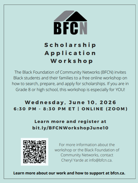 BFCN Scholarship Application Workshop