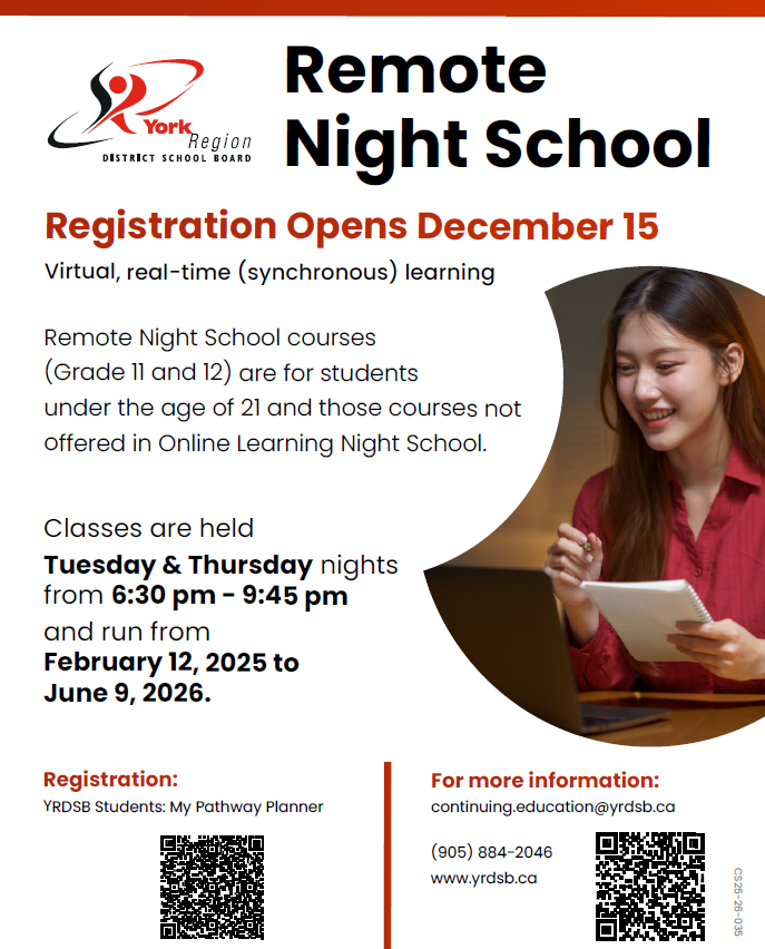 Remote Night School Poster